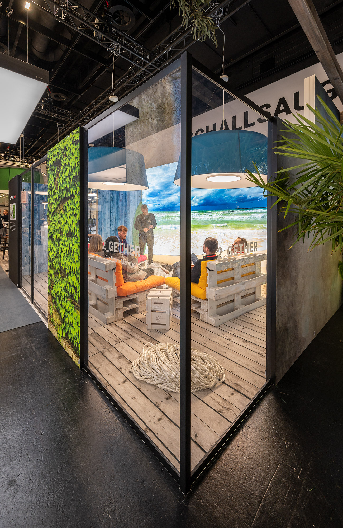 Orgatec &ndash; Akustikbilder und Schallabsorber von SCHALLSAUGER&reg;